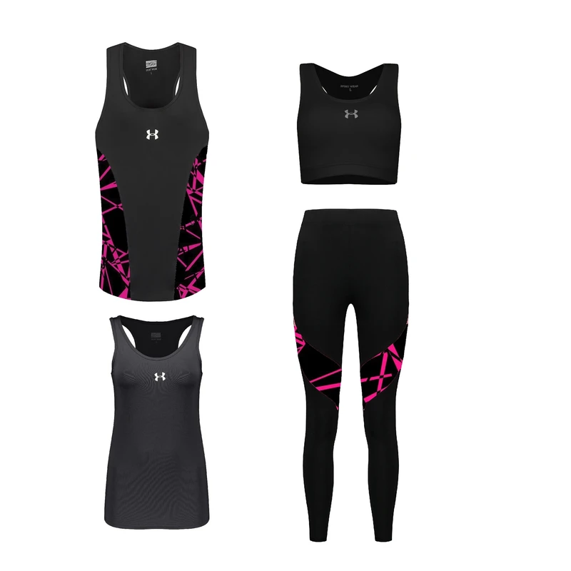 ست چهار تکه لباس ورزشی زنانه مدل 1801-1401-8101-9101