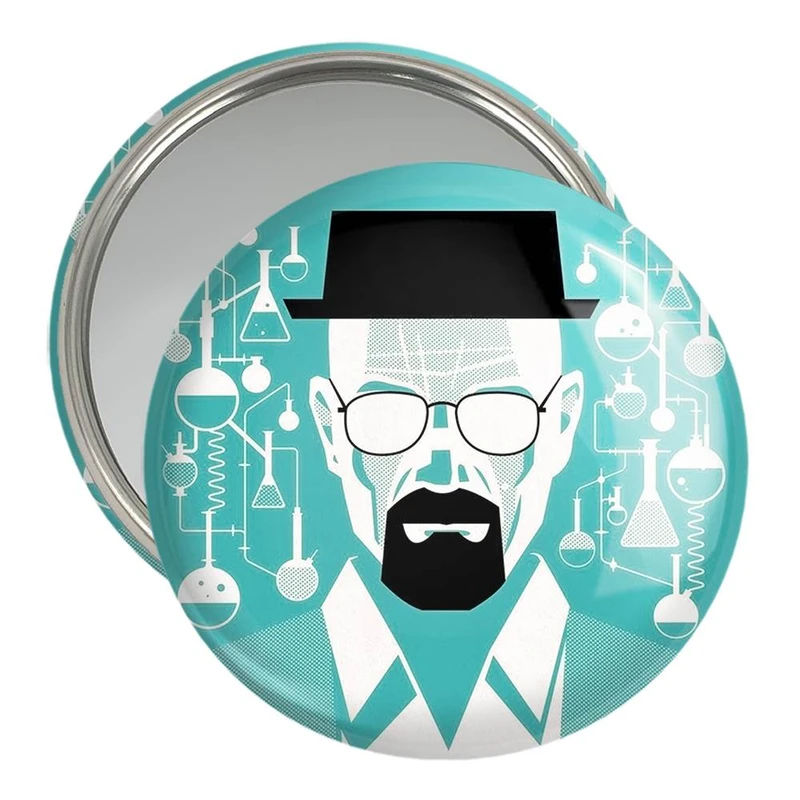 آینه جیبی خندالو مدل سریال بریکینگ بد Breaking Bad  کد 13290