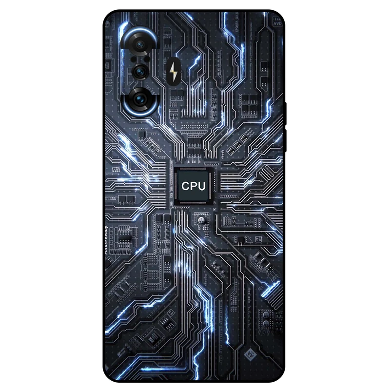 کاور مگافون طرح مدار مدل 8009 مناسب برای گوشی موبایل شیائومی Poco F3 GT