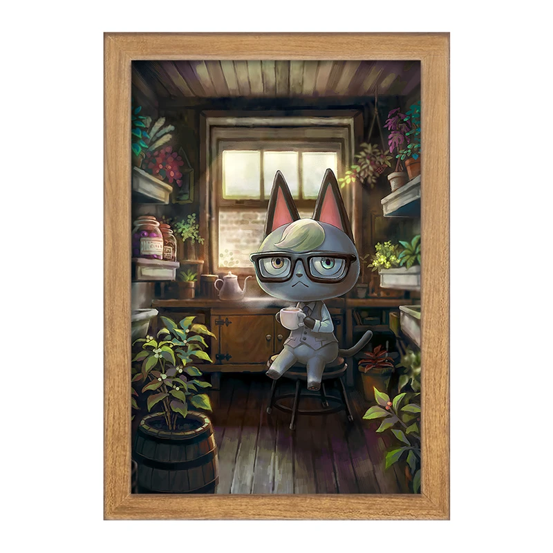 تابلو خندالو مدل بازی انیمال کراسینگ (Animal Crossing) کد 32653