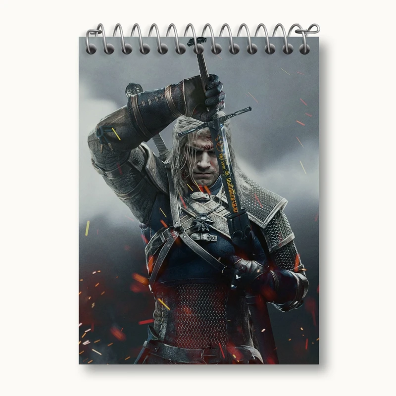 دفتر یادداشت 50 برگ خندالو مدل گرالت سریال ویچر Witcher کد 27419