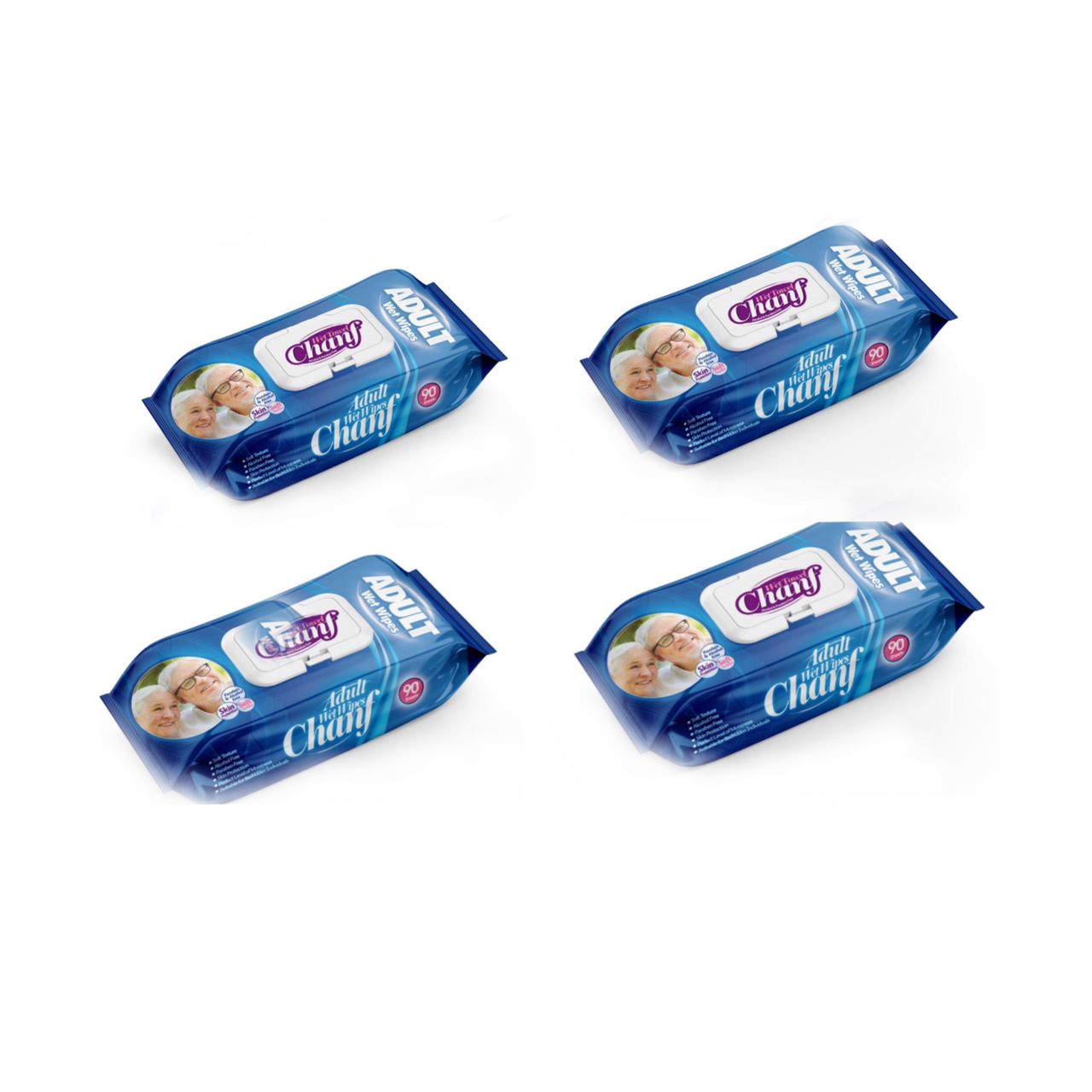 دستمال مرطوب چانف مدل 90 مجموعه 4 عددی