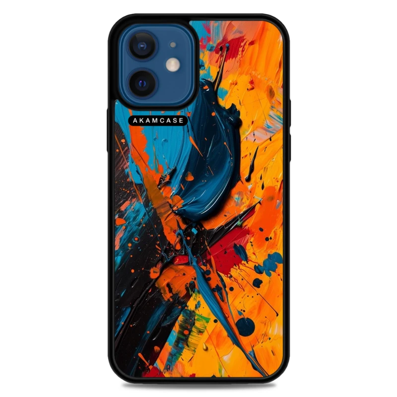کاور آکام مدل AMC-WA12M-WATER COLOR-21 مناسب برای گوشی موبایل اپل iPhone 12 Mini