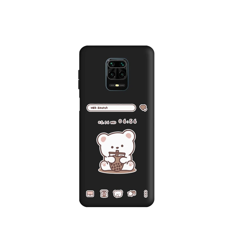 کاور طرح خرس اسموتی کد m2806 مناسب برای گوشی موبایل شیائومی Redmi Note 9S / Redmi Note 9 Pro