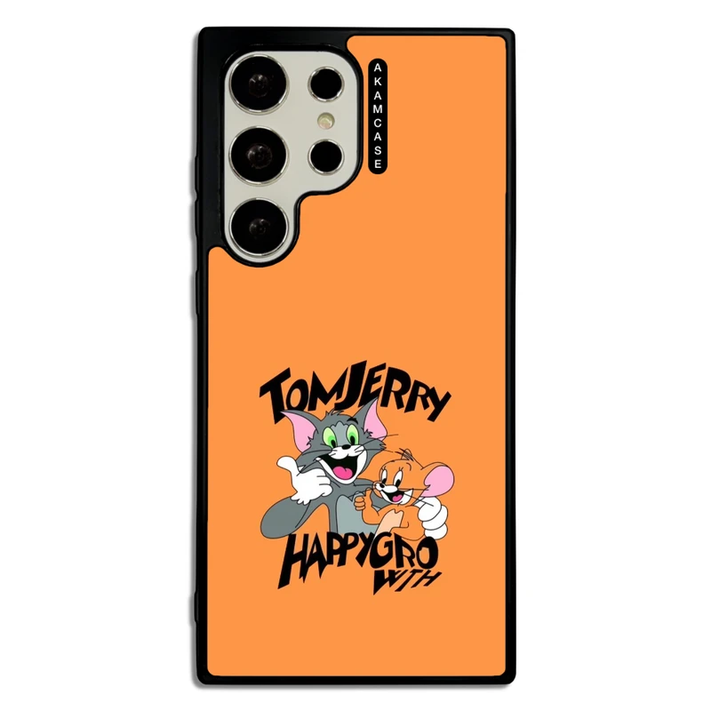 کاور آکام مدل AMC-WSGS23U-TOM & JERRY2 مناسب برای گوشی موبایل سامسونگ Galaxy S23 Ultra