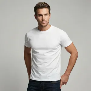 تی شرت مردانه سیمپل مدل sw3-White