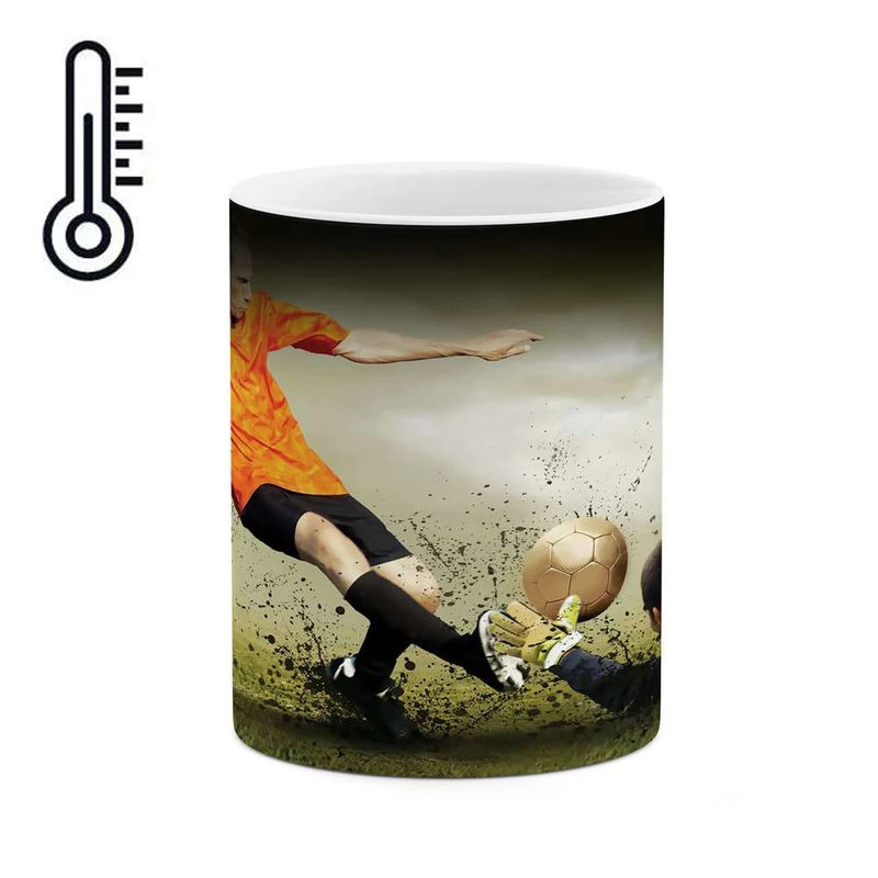 ماگ حرارتی کاکتی مدل فوتبال کد mgh10002