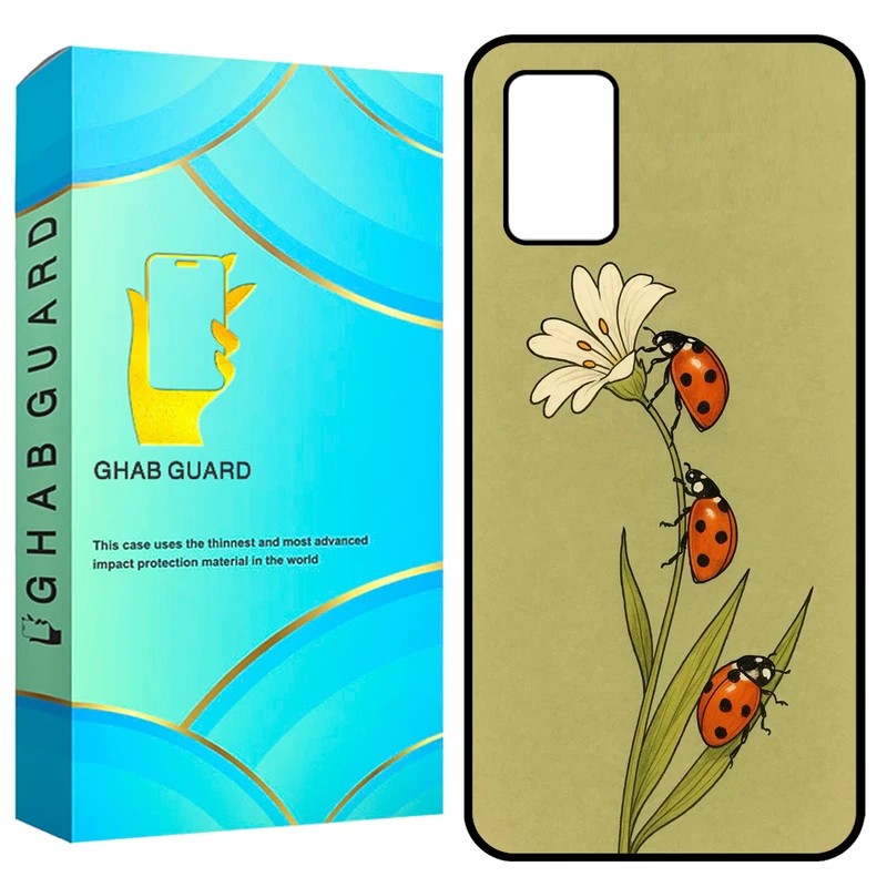 کاور قاب گارد طرح کفشدوزک مدل GCHPA03S مناسب برای گوشی موبایل سامسونگ Galaxy A02s / M02s / A03s  