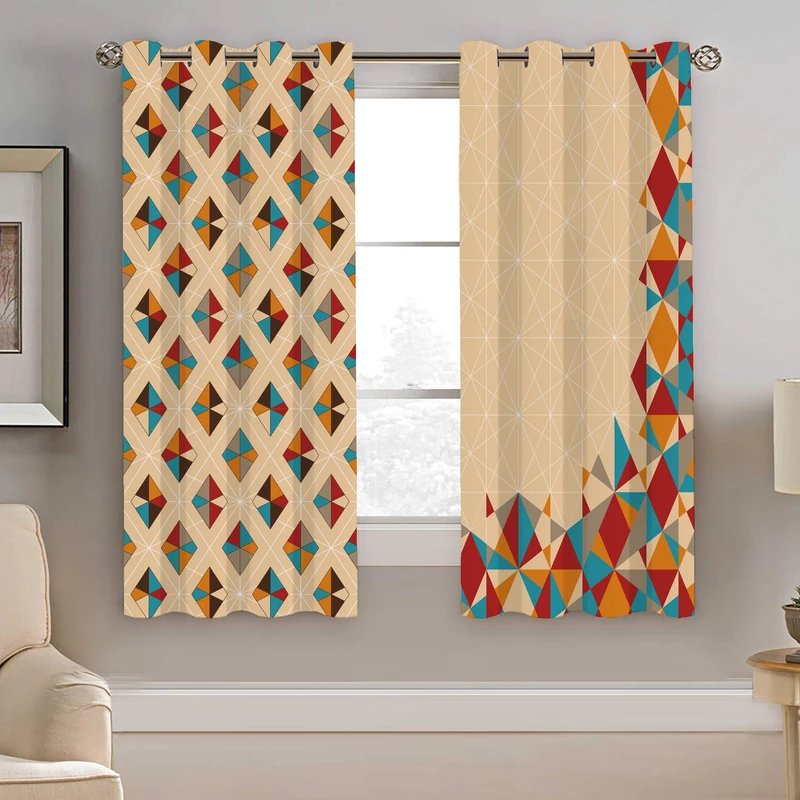 پرده نیروانا طرح سنتی مدل هازان کد 9041 سایز 140×200 سانتی متر