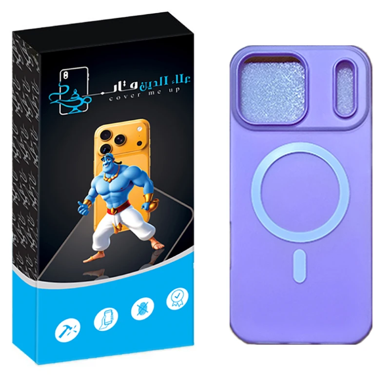 کاور علاالدین قاب مدل سیلیکونی پاستیلی مناسب برای گوشی موبایل اپل Iphone 17 Pro
