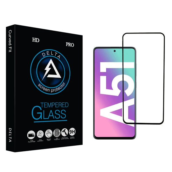 محافظ صفحه نمایش دلتا مدل Fit مناسب برای گوشی موبایل سامسونگ Galaxy A51