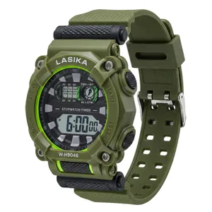 ساعت مچی دیجیتال مردانه لاسیکا مدل اسپرت تک زمانه کرنوگراف بند پیو کد L8