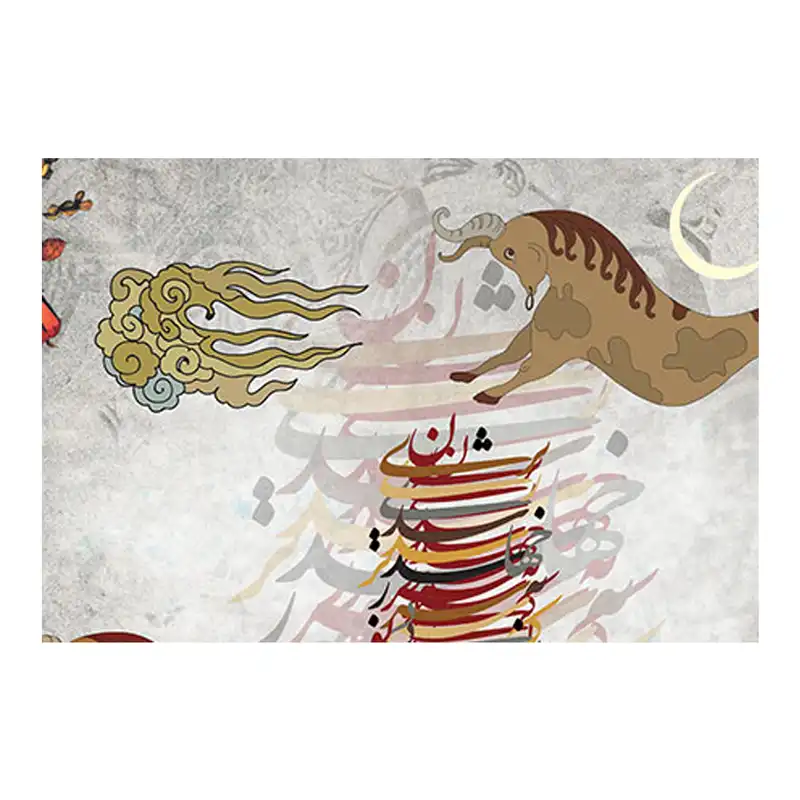 پوستر دیواری طرح مینیاتور کد 1225