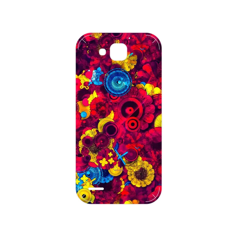 برچسب پوششی ماهوت مدل Vector Flower Garden Digital Art مناسب برای گوشی موبایل آنر 3X G750