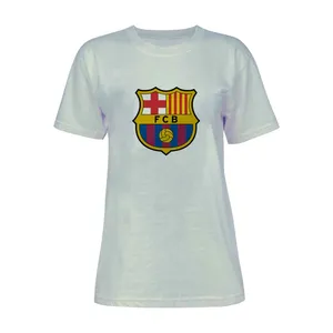 تی شرت آستین کوتاه زنانه مدل FCB کد L206 رنگ طوسی