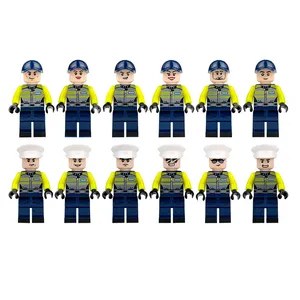 ساختنی 85 تکه برانت مدل گروه ویژه پلیس و تجهیزات 12 عددی