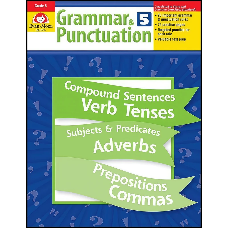 کتاب Grammar and Punctuation, Grade 5 اثر Evan Moor انتشارات Evan-Moor Educational Publishers