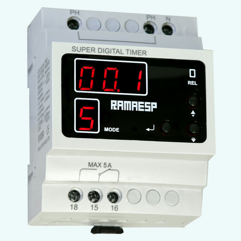 سوپر تایمر دیجیتال راما کد 43 بسته 5 عددی