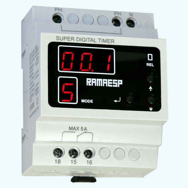 سوپر تایمر دیجیتال راما کد 43 بسته 5 عددی سوپر تایمر دیجیتال راما کد 43 بسته 5 عددی