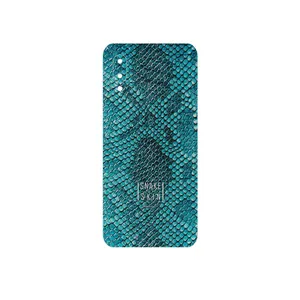 MAHOOT Blue Snake Skin Cover Sticker for Samsung Galaxy M02
