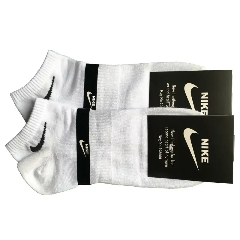 جوراب ورزشی مردانه مدل مچی کد NK-1CLWH215 رنگ سفید بسته 2 عددی