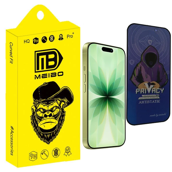 محافظ صفحه نمایش حریم شخصی میبو مدل Antistatic Iron مناسب برای گوشی موبایل اپل Iphone 17 pro