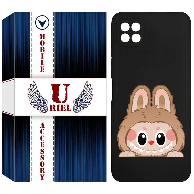 کاور یوریل قاب مدل KSH کد 143 طرح عروسک لبوبو مناسب برای گوشی موبایل سامسونگ Galaxy A22 5G