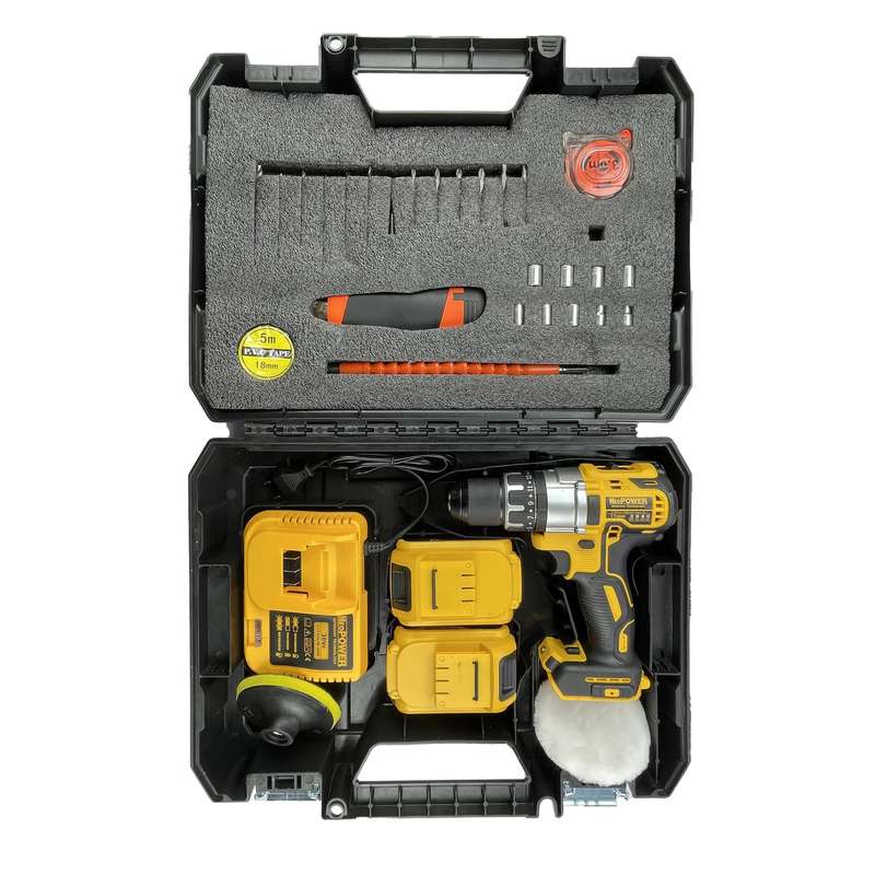 مجموعه 30 عددی دریل پیچ گوشتی چکشی شارژی نئوپاور کد 36v مجموعه 30 عددی دریل پیچ گوشتی چکشی شارژی نئوپاور کد 36v