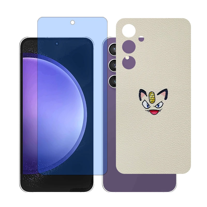 محافظ صفحه نمایش آنتی بلو گلس مدل Together مناسب برای گوشی موبایل سامسونگGalaxy A55 به همراه برچسب پوششی پشت گوشی 