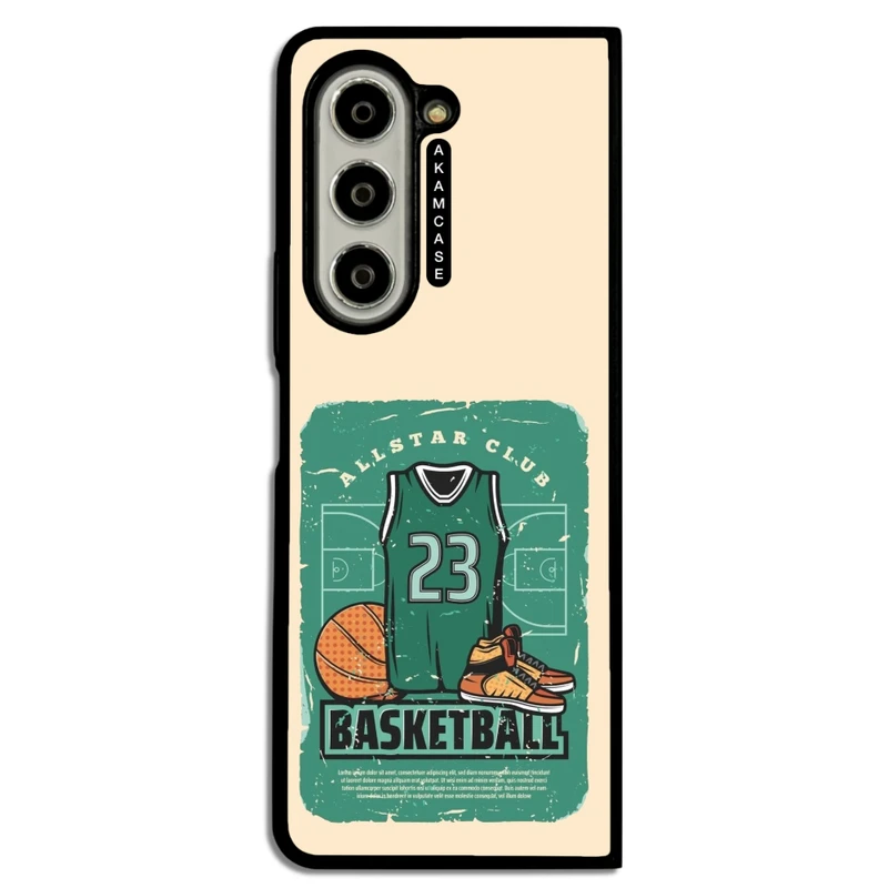 کاور آکام مدل AMC-WSGZFOLD5-BASKETBALL12 مناسب برای گوشی موبایل سامسونگ Galaxy Z Fold 5