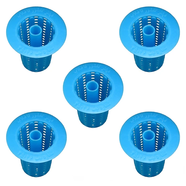 فیلتر کفشوی حمام مدل 0544 بسته 5 عددی