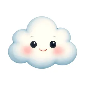 چراغ خواب اتاق کودک مدل ابر LU059