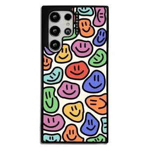 AKAM AMCWSGS22U-HAPPY FACE2 Cover For Samsung Galaxy S21 Ultra
