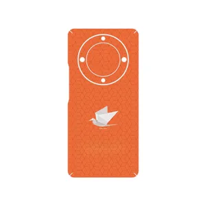 MAHOOT Minimalist origami bird Cover Sticker for Honor X9a