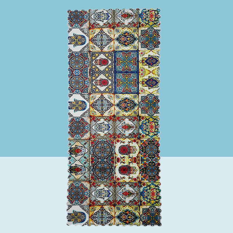 رومیزی کد 70390 به همراه کاور کوسن