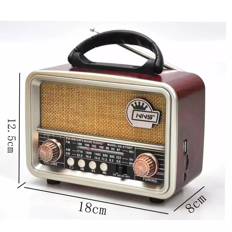 رادیو ان ان اس کد NS-8110BT