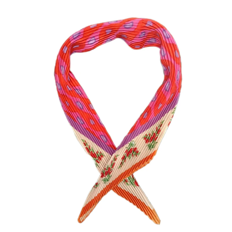 دستمال سر و گردن زنانه مدل پلیسه