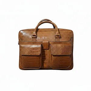 کیف اداری مردانه مدل جاستین چرم طبیعی روکو