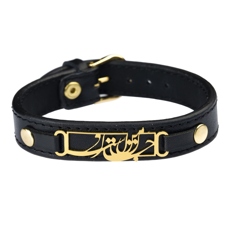 دستبند گيلواره زراوشان مدل چرم جان من است او کد Y02