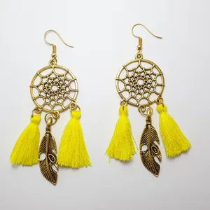 گوشواره دخترانه مدل برگ SM064