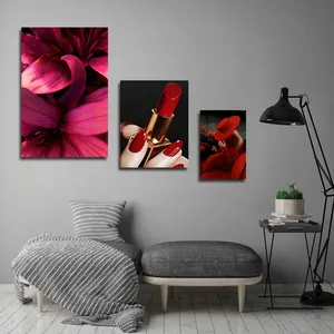 تابلو شاسی بکلیت طرح استایل و میکاپ و رژ مدل SH-2838 مجموعه 3 عددی