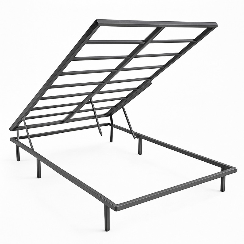 کفی تختخواب فلزی یک نفره مدل جکدار کلاسیک a120 سایز 120×200 سانتی متر