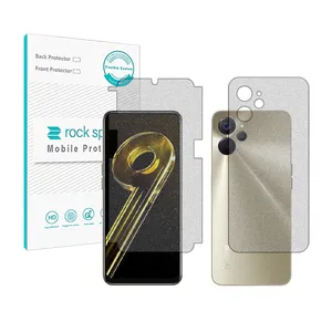 Rockspace HyMTT model Matte screen protector suitable for Realme 9i 5G mobile phone along with the back of the phone