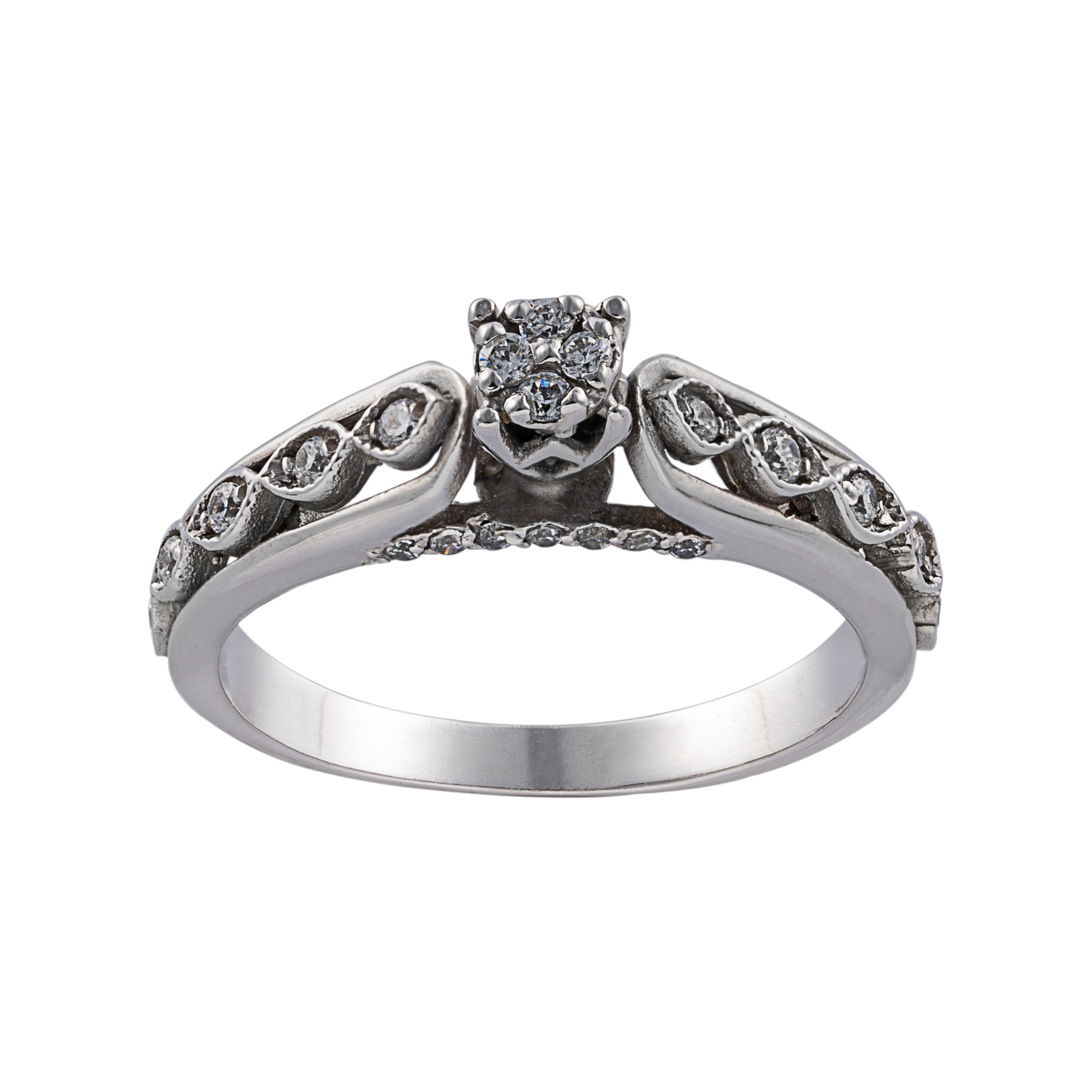 انگشتر نقره زنانه جواهری سون مدل 1189