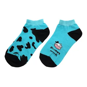 جوراب دخترانه مدل گاو کد JB142-BL