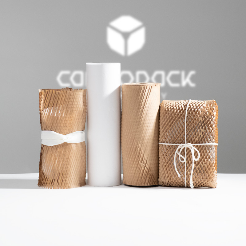 کاغذ بسته بندی کندوپک مدل لانه زنبوری رول 50 متری