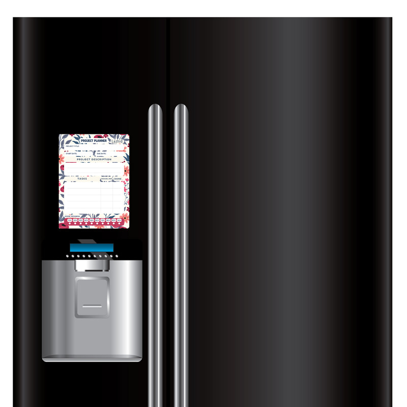 تخته وایت برد لاژید مدل برنامه ریزی پروژه سایز 14x18 سانتی متر