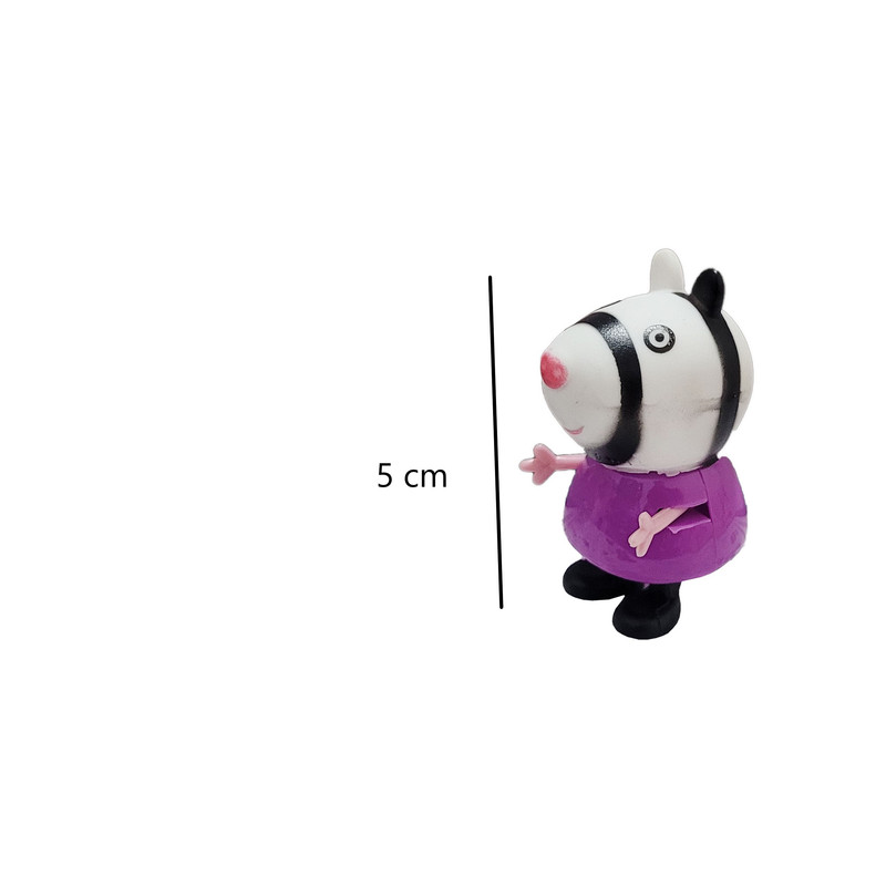 فیگور طرح پپاپیگ مدل Happy pig کد 300 مجموعه 14 عددی