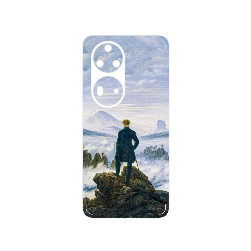 برچسب پوششی ماهوت مدل Wanderer above the Sea of Fog مناسب برای گوشی موبایل هوآوی P50 Pro