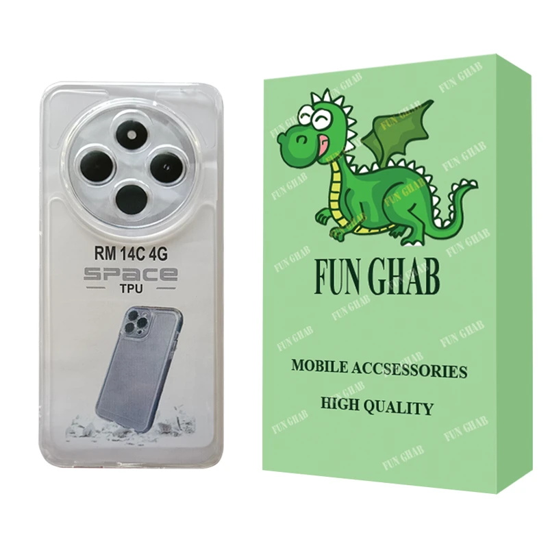 کاور فان قاب مدل ژله ای مناسب برای گوشی موبایل شیائومی Redmi 14C